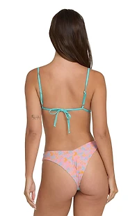 Billabong Floral Reversible V Hike High Cut Bikini Bottom