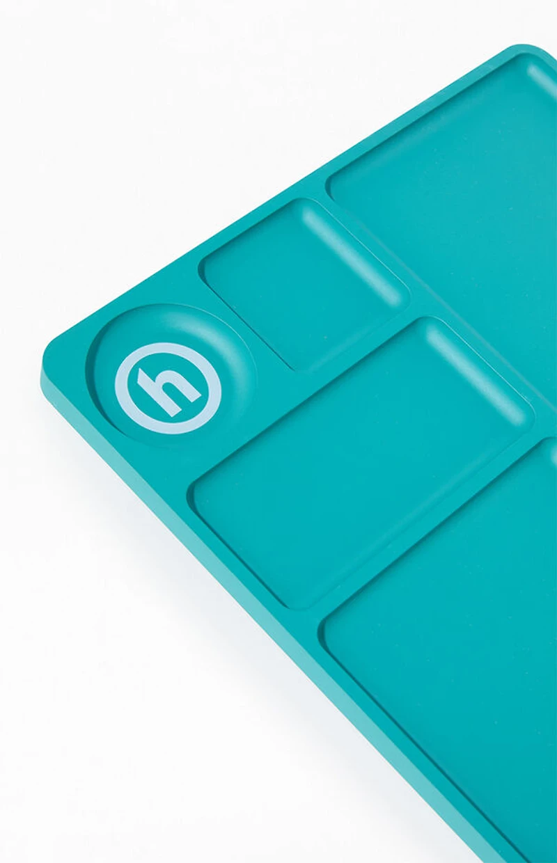Hidden NY Matte Teal Square Tray