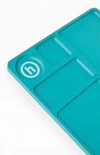 Hidden NY Matte Teal Square Tray