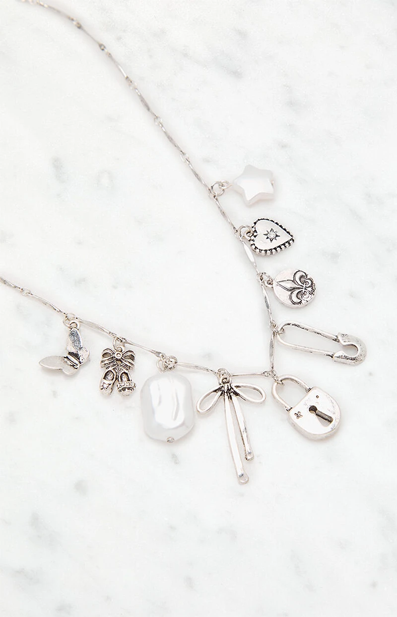 LA Hearts Trinity Charm Necklace