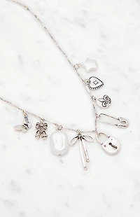 LA Hearts Trinity Charm Necklace