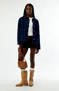 Pacsun Dark Indigo Kirby Denim Shacket
