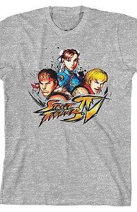 Kids Street Fighter Characters T-Shirt
