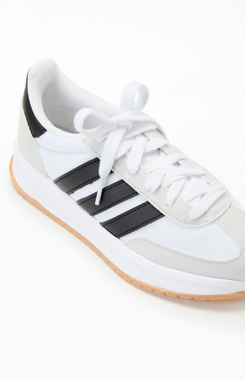 adidas Kids White & Black Run 70s 2.0 Shoes