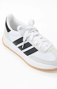adidas Kids White & Black Run 70s 2.0 Shoes