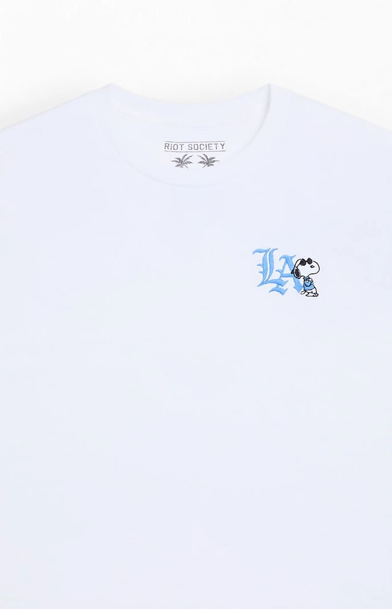 Riot Society LA Snoopy Embroidered T-Shirt