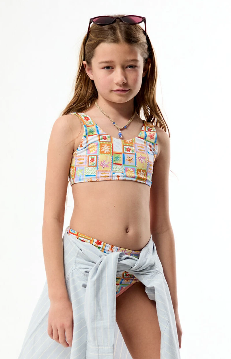 Pacsun Kids Tank & High Waisted Bikini Set