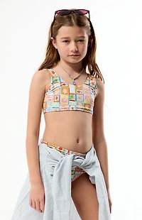 Pacsun Kids Tank & High Waisted Bikini Set