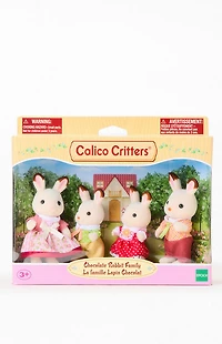 CALICO CRITTERS Chocolate Rabbit Family Figures