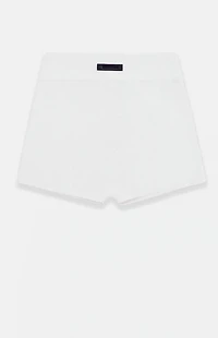 Fear of God ESSENTIALS Women's Cloud White Knit Boxer Shorts