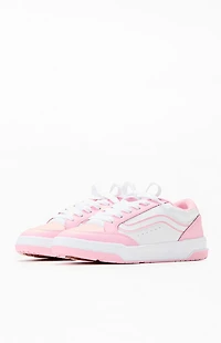 Vans Kids Pink & White Hylane Shoes