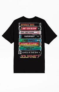 Journey Vintage Scarab and Album Stacks T-Shirt