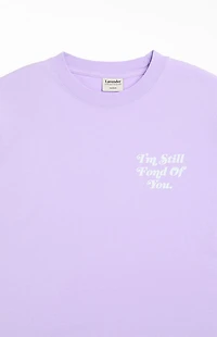 LAVENDER Still Fond Of You Boxy T-Shirt