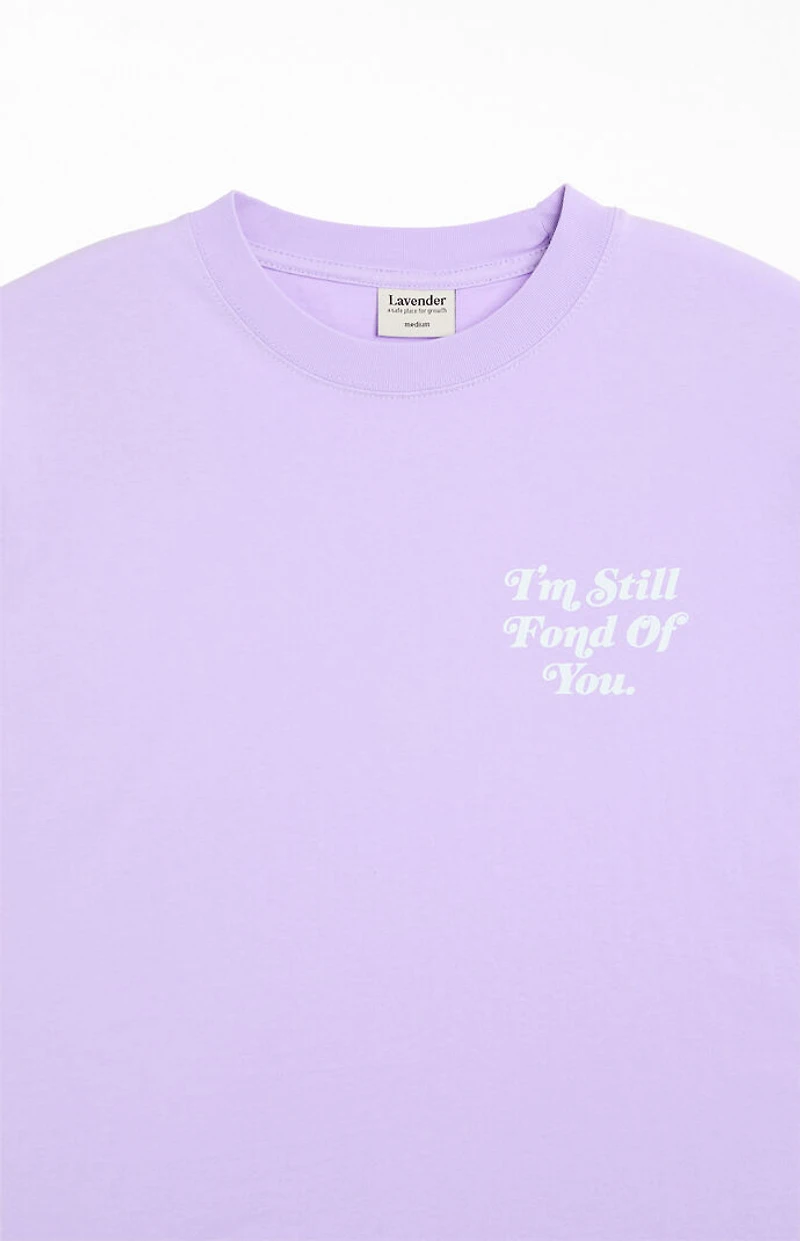 LAVENDER Still Fond Of You Boxy T-Shirt