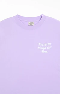 LAVENDER Still Fond Of You Boxy T-Shirt