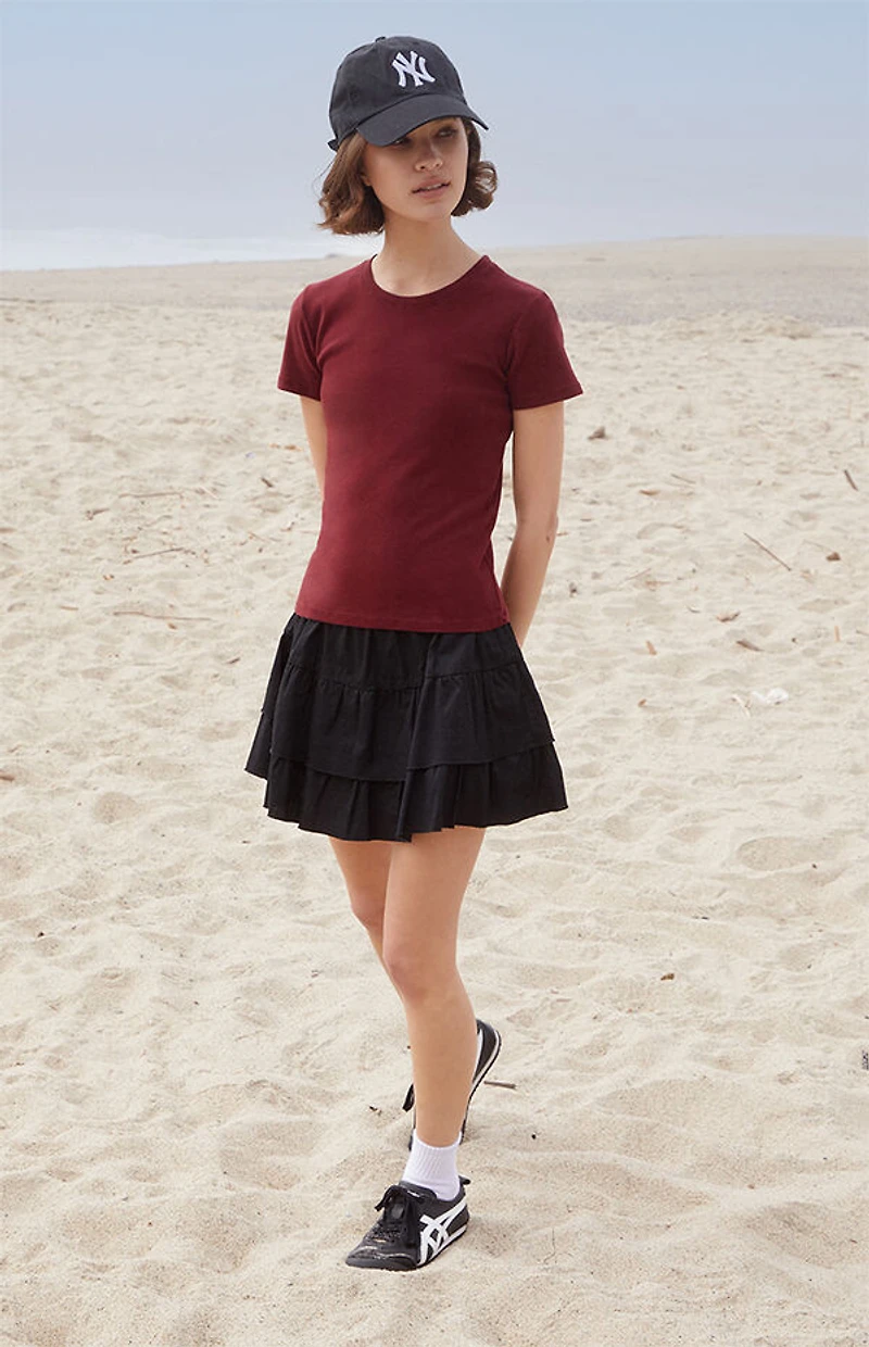 John Galt Burgundy Jasmine T-Shirt