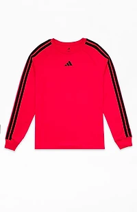 adidas Kids Red Crew Neck Sweatshirt