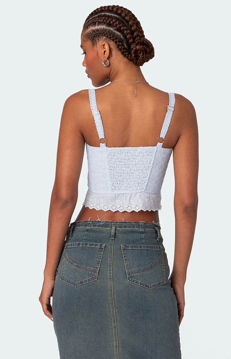 Edikted Asteria Eyelet Corset