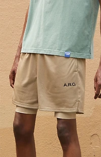 A.R.C. Active Tan Mesh 2 1 Shorts
