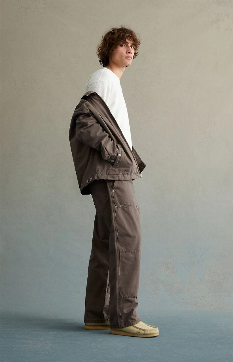 RARE DNM EDIT Brown Carpenter Baggy Jeans