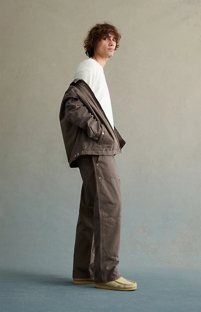 RARE DNM EDIT Brown Carpenter Baggy Jeans