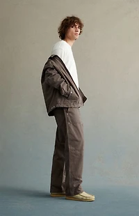 RARE DNM EDIT Brown Carpenter Baggy Jeans