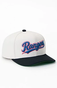 Mitchell & Ness Texas Rangers MLB Word Pro Snapback Hat