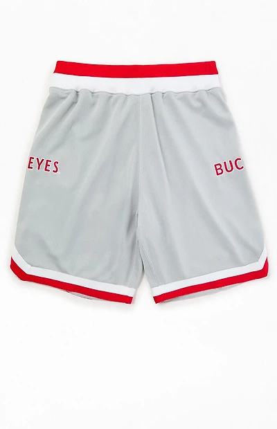 Mitchell & Ness OSU Buckeyes Mesh Shorts