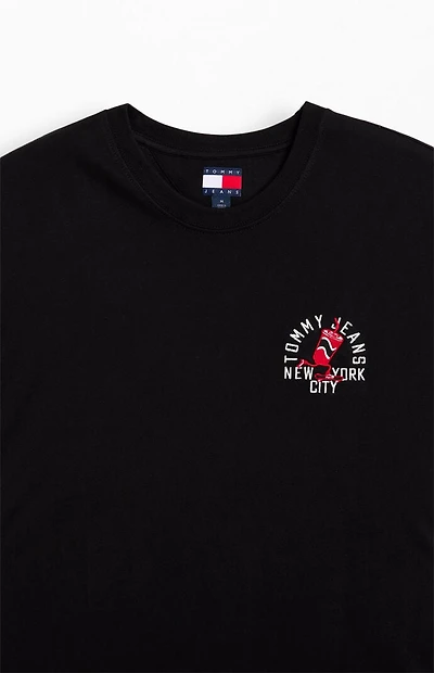 Tommy Jeans New York City Motif Embroidered T-Shirt