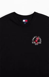 Tommy Jeans New York City Motif Embroidered T-Shirt
