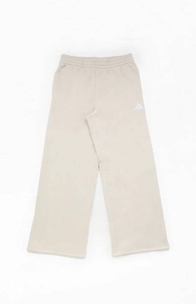 adidas Kids Embroidered Logo Fleece Sweatpants