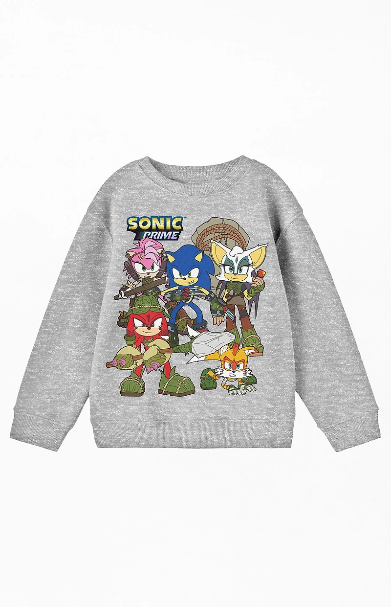 Kids Sonic Prime Crew Neck Sweatshirt