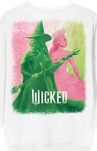 Wicked Part One Elphaba & Glinda Crew Neck Sweatshirt