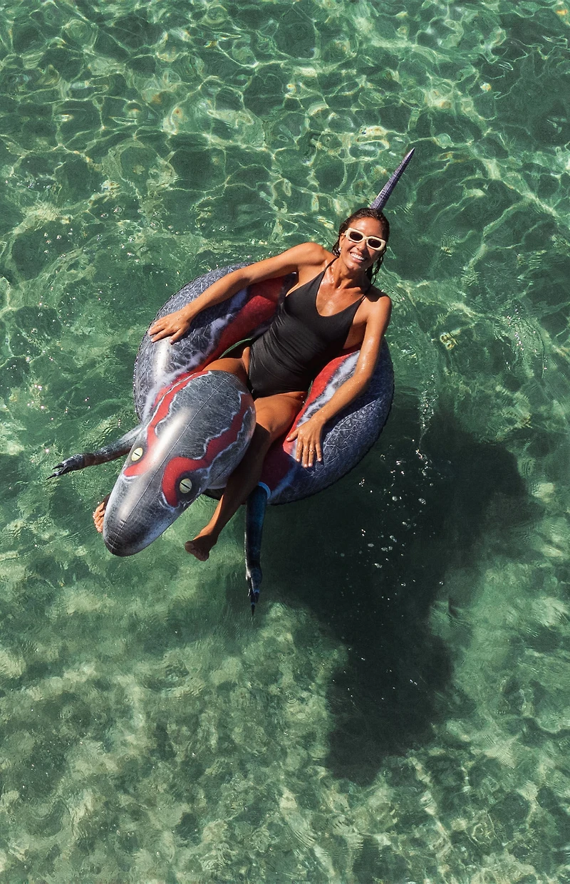 Pool Candy Inflatable 42" Velociraptor Pool Tube