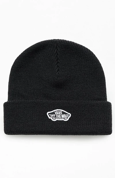 Vans Kids Black Classic Cuff Beanie