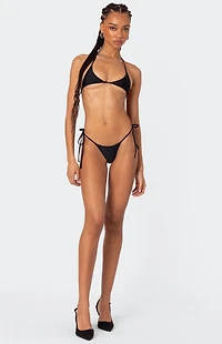 Edikted Elora Micro String Tie Sides Bikini Bottom