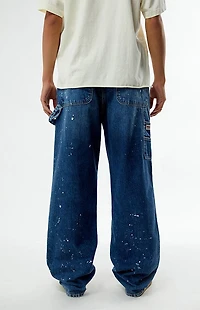 GUESS Originals Medium Blue Paneled Carpenter Jeans