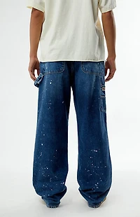 GUESS Originals Medium Blue Paneled Carpenter Jeans