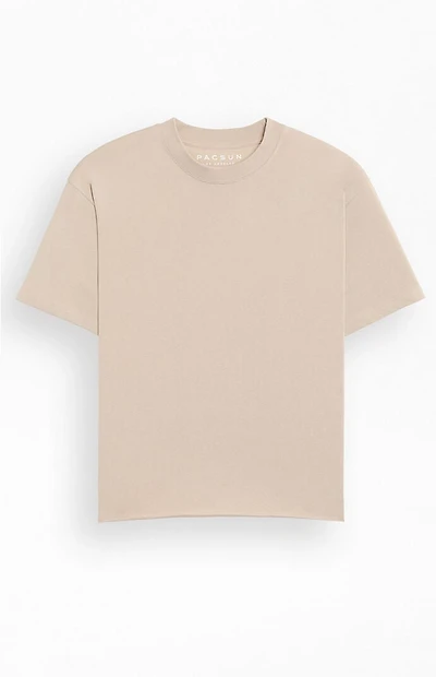 Pacsun Tan Premium Cropped T-Shirt