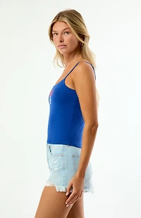 WILD COLLECTIVE x MLB LA Dodgers Sculpted Tank Top