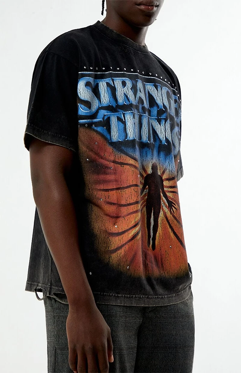 Netflix x Stranger Things Last Strange Adventure Rhinestone T-Shirt