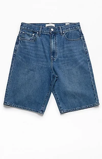 Pacsun Dark Indigo Extreme Baggy Denim Shorts