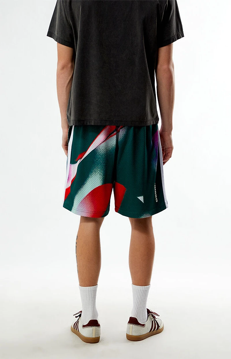 Umbro x PacSun Green Taty Mesh Shorts