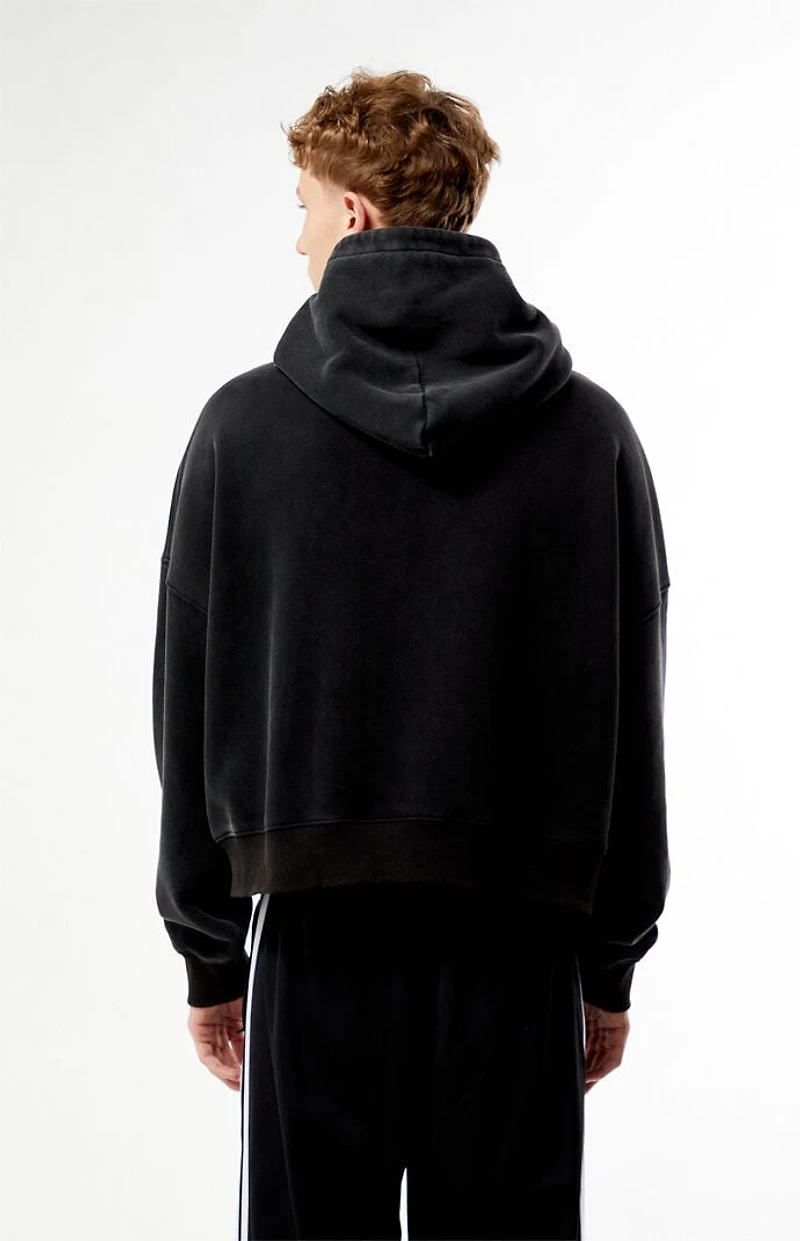 Pacsun 24 Raw Applique Cropped Hoodie