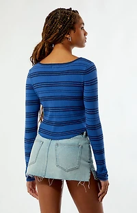 LA Hearts Woodland V-Neck Sweater