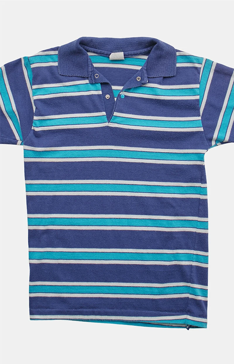 PS VINTAGE 80s Striped Polo Baby Top