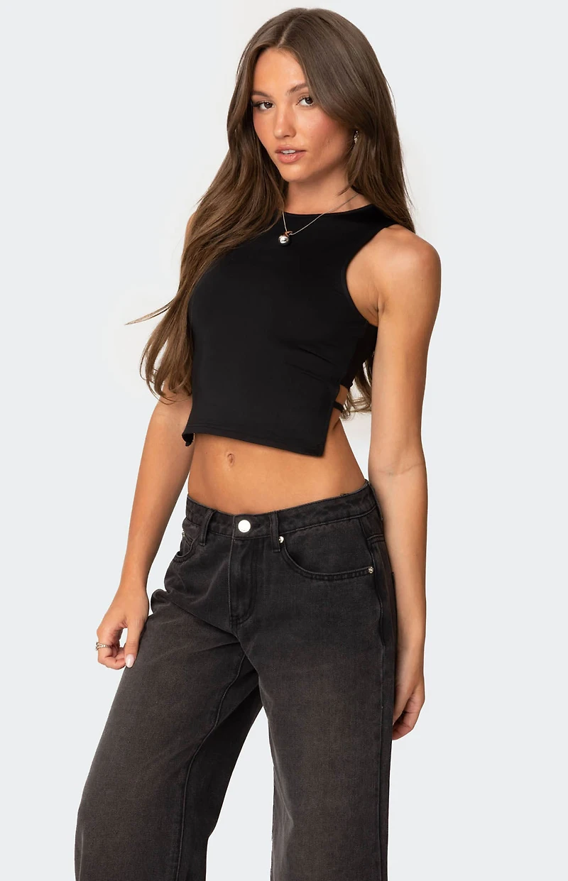 Edikted Jen Tie Back Top