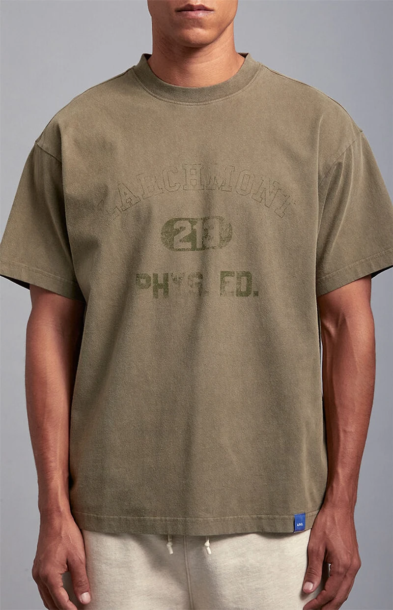 A.R.C. Green Larchmont Vintage Wash Heavyweight T-Shirt