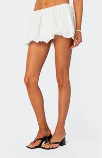 Edikted Jora Nylon Bubble Mini Skirt