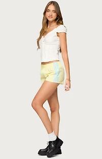 Edikted Arlow Ruffle Button Up Top